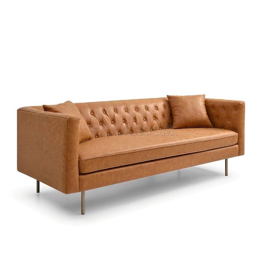 Whitehurst Contemporary Leather 2 & 3 Seater Sofa