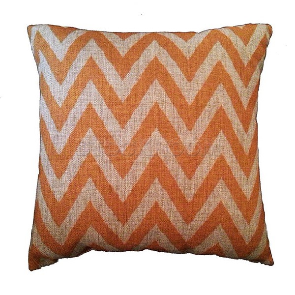 Zig-Zag Decorative Cushion - Yellow