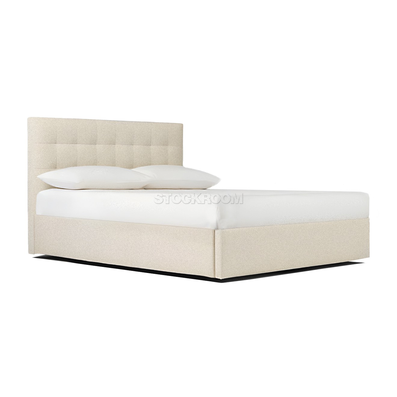 Ava Fabric Upholstered Storage Bed Frame