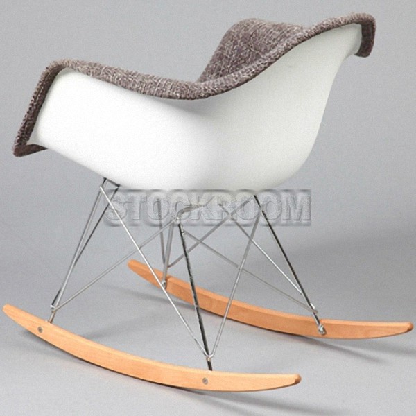 Charles Eames Style Rocking Chair - Upholstered