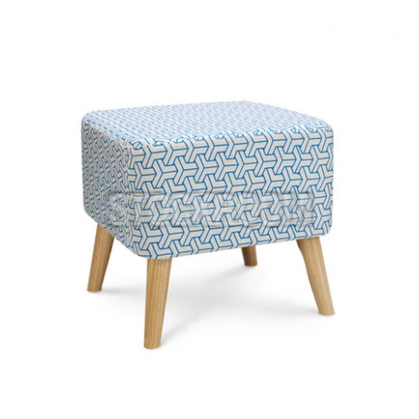 Morioko Fabric Ottoman and Stool