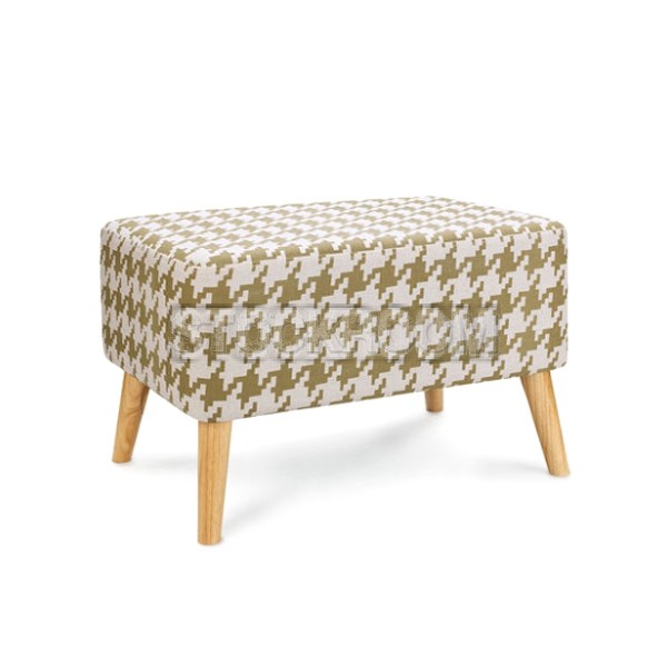 Morioko Fabric Ottoman and Stool