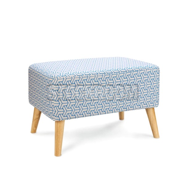 Morioko Fabric Ottoman and Stool