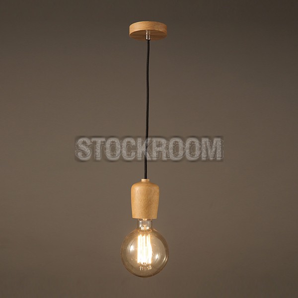 Cory Solid Wood Pendant Lamp