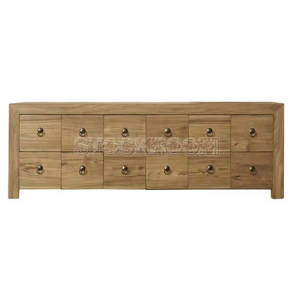 Tang Elm Wood TV Cabinet and Console - TC07