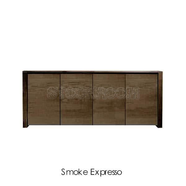 Savanna Solid Oak Wood Shoes Cabinet – 4 Doors