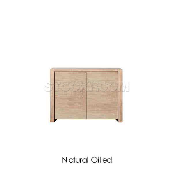 Savanna Solid Oak Wood Sideboard with 2 doors