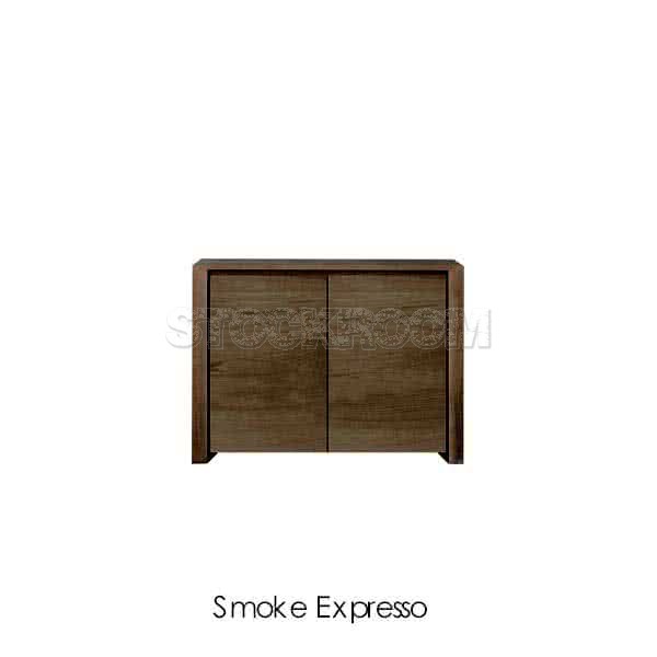 Savanna Solid Oak Wood Shoes Cabinet – 2 Doors