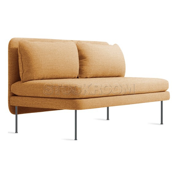 Catalina Contemporary Armless 2 & 3 Seater Sofa Loveseat