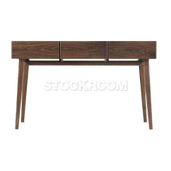 Toulon Solid Oak Wood Console Table