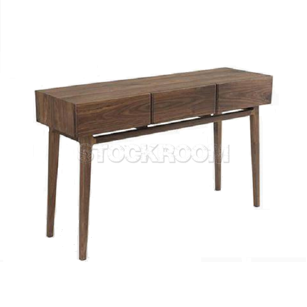 Toulon Solid Oak Wood Console Table