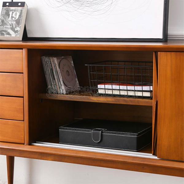 1960’s Style Vintage Solid Wood Sideboard Design By Stockroom