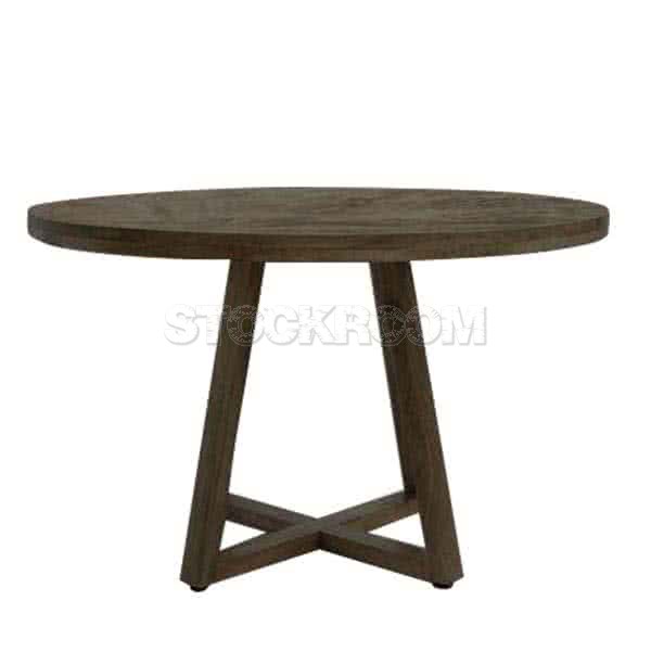 Floyd Solid Recycled Elm Wood Round Dining Table