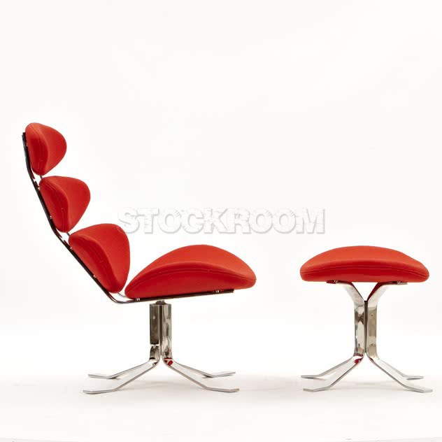 Corona Chair with Foot Stool