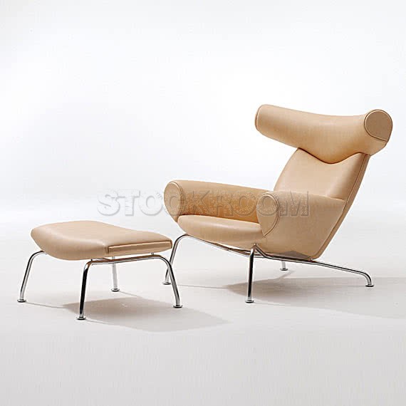 Ox Style Lounge Chair & Ottoman