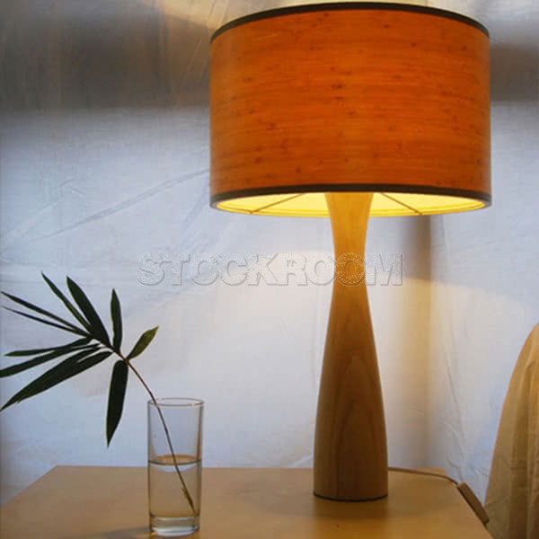 Green Bamboo Table Lamp
