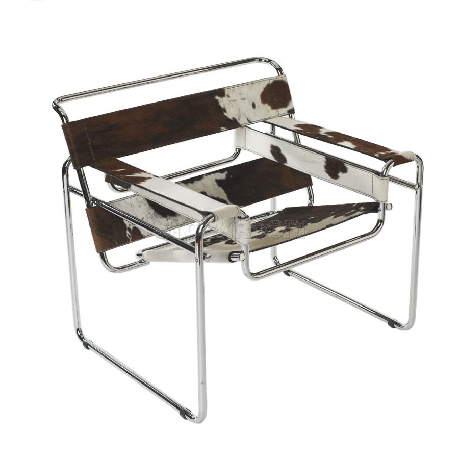 Marcel Breuer Wassily Style Chair - Cowhide