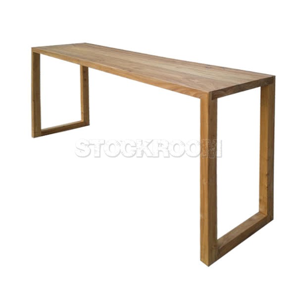 Pacific Recycled Solid Elm Wood Console Table