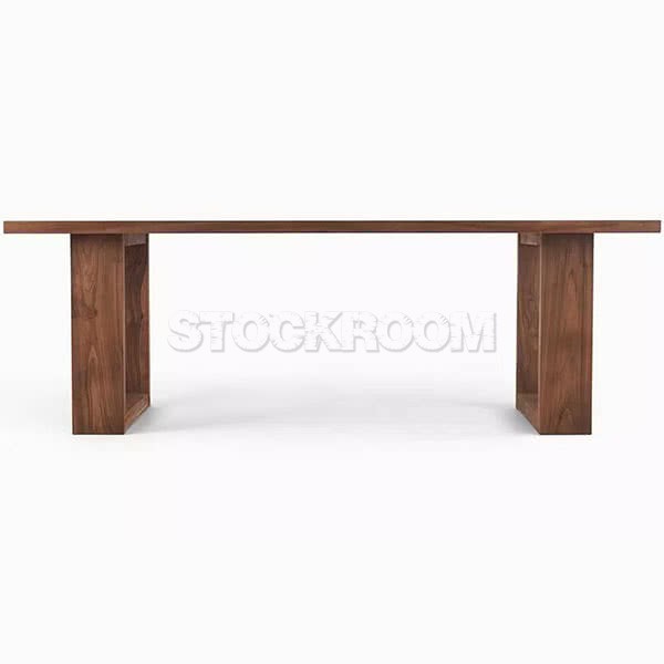 Holly Solid Oak Wood Dining Table