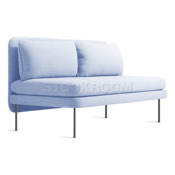 Catalina Contemporary Armless 2 & 3 Seater Sofa Loveseat