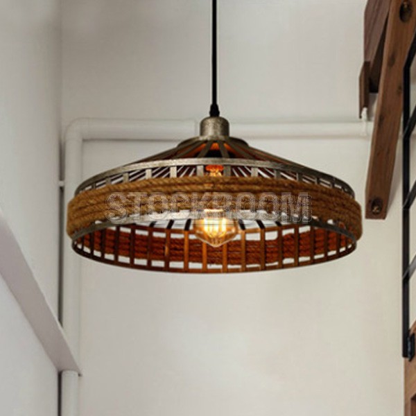 Fitz Industrial Vintage Style Pendant Lamp