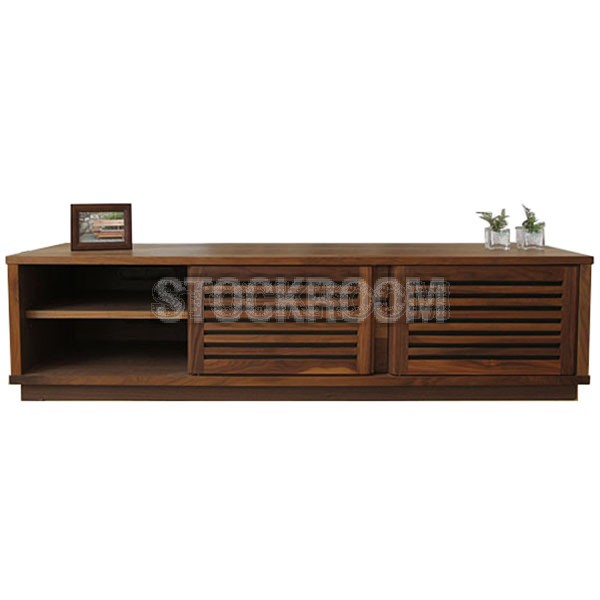Valerius Solid Oak Wood TV Cabinet