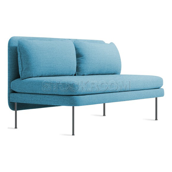 Catalina Contemporary Armless 2 & 3 Seater Sofa Loveseat