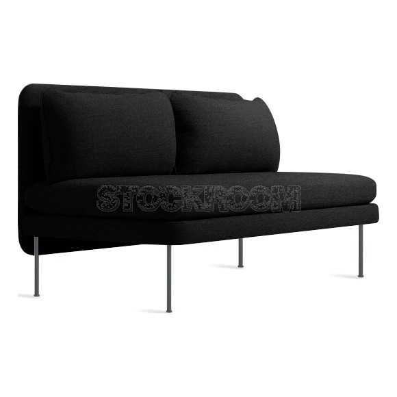 Catalina Contemporary Armless 2 & 3 Seater Sofa Loveseat