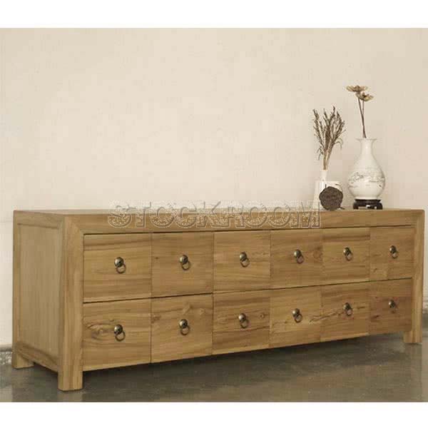 Tang Elm Wood TV Cabinet and Console - TC07