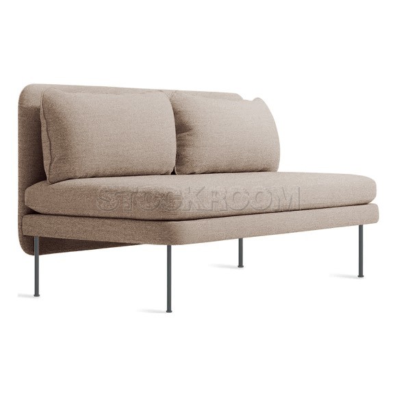 Catalina Contemporary Armless 2 & 3 Seater Sofa Loveseat