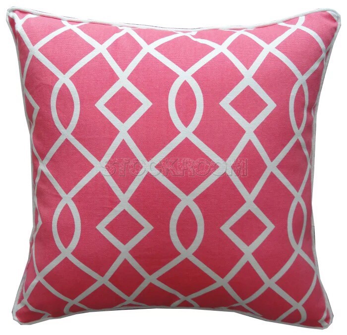 Irregular Abstract Grid Cushion
