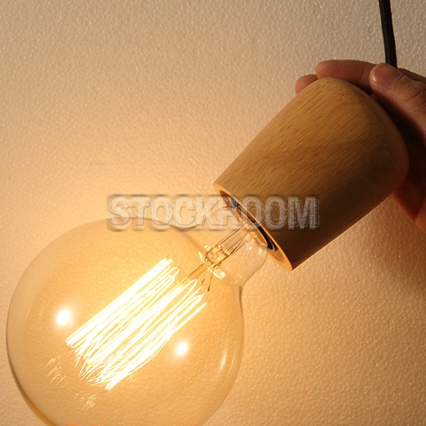 Cory Solid Wood Pendant Lamp