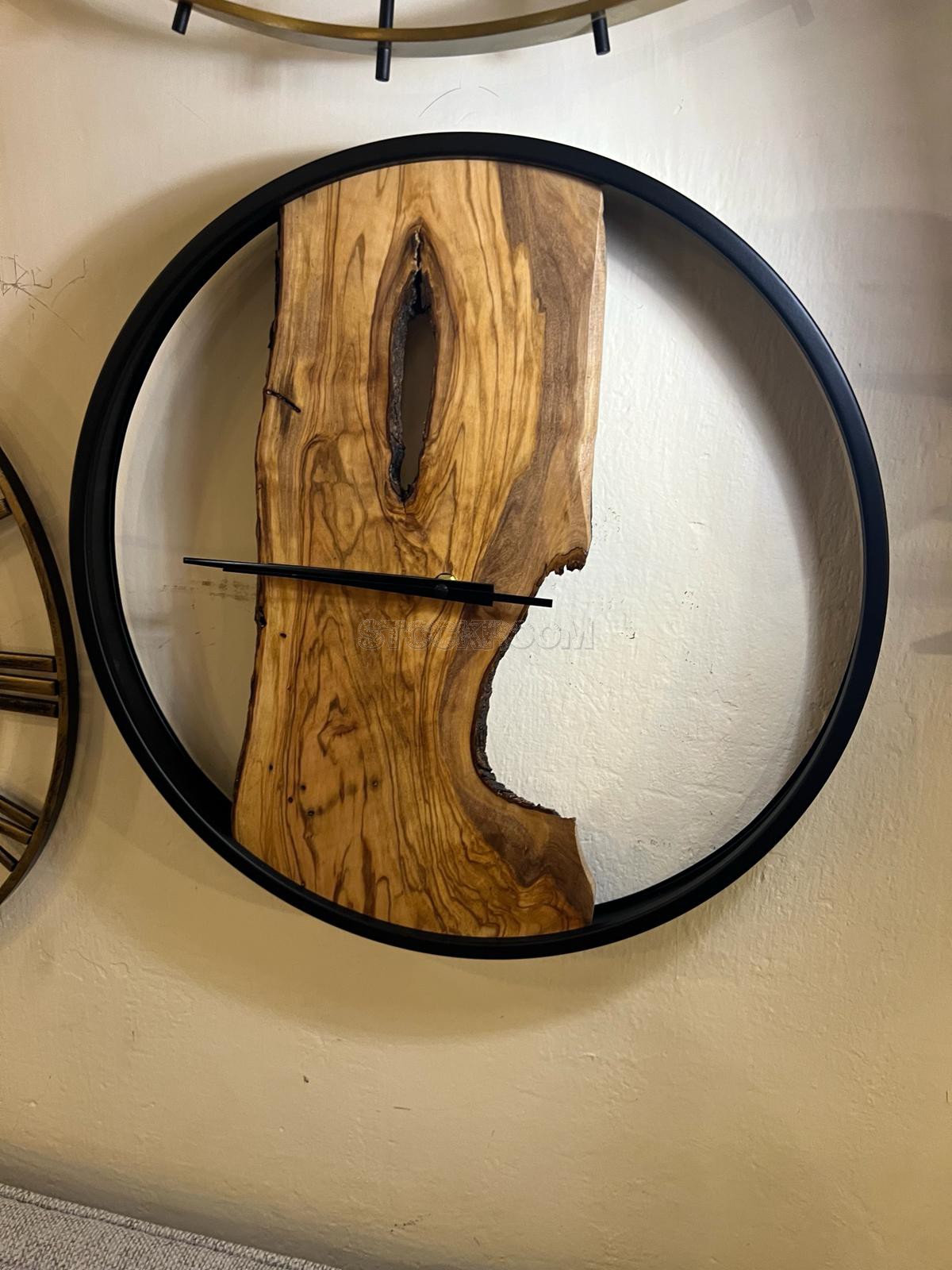 Rustic Wood Wall Clock