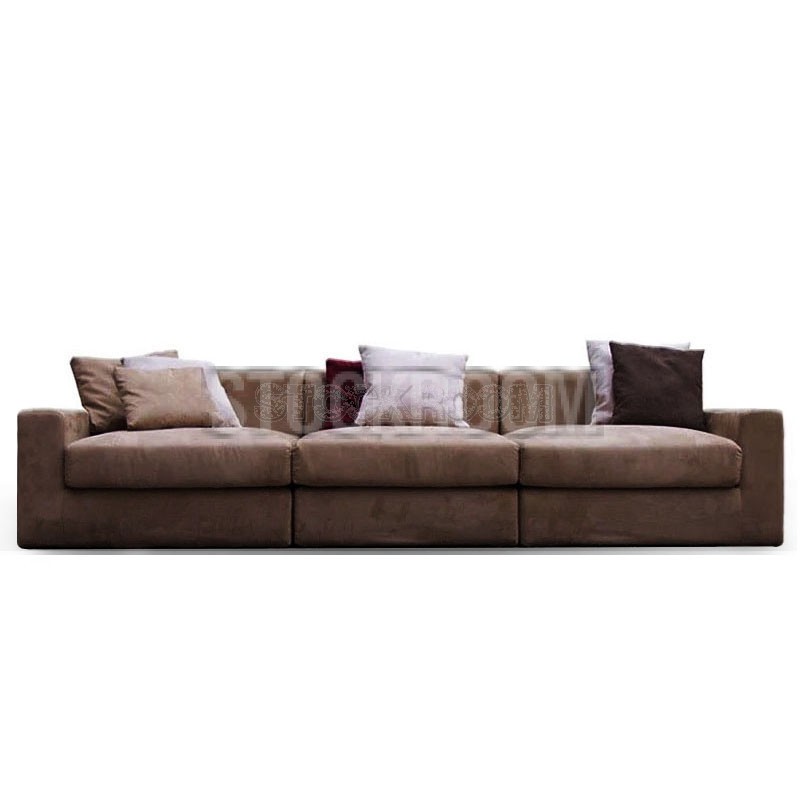 Lucca Leather Feather Down Sofa - 2 Seater