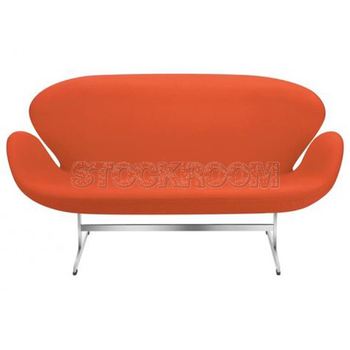 Arne Jacobsen Style Swan Sofa - 2 Seater