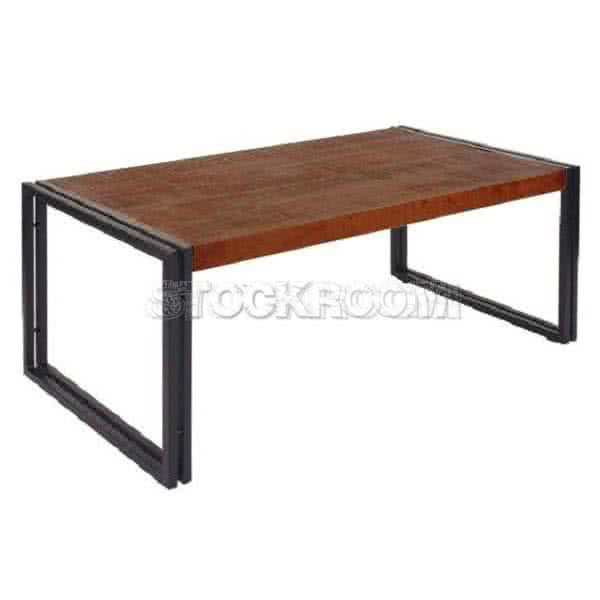Manhattan Vintage Industrial Style Solid Wood Coffee Table by Stockroom