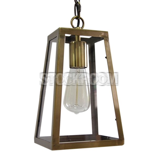 Edgar Industrial Loft Lantern Pendant Lamp