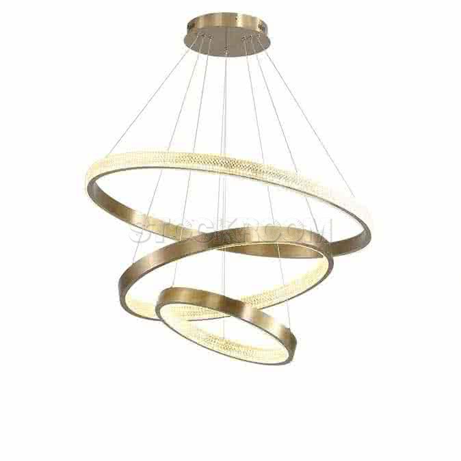 STOCKROOM 2 Tiers Ring LED Chandelier