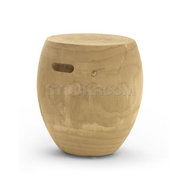 Jesta Solid Elm Wood Stool / Side Table