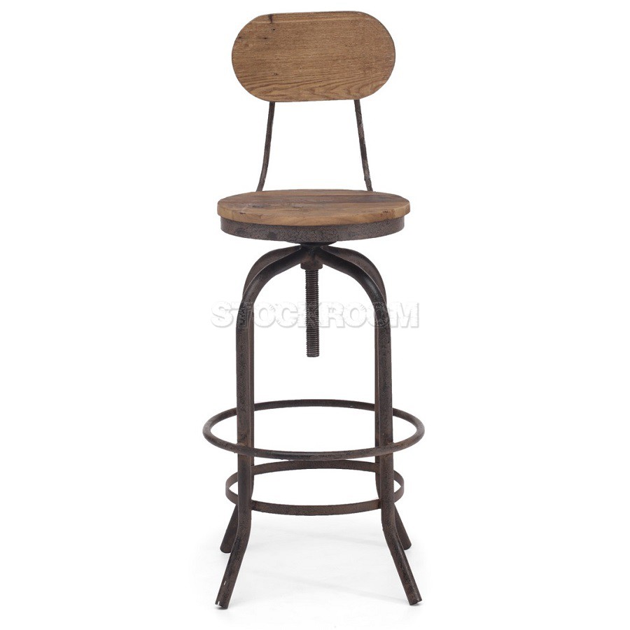 Loft Style Industrial Adjustable Bar Chair