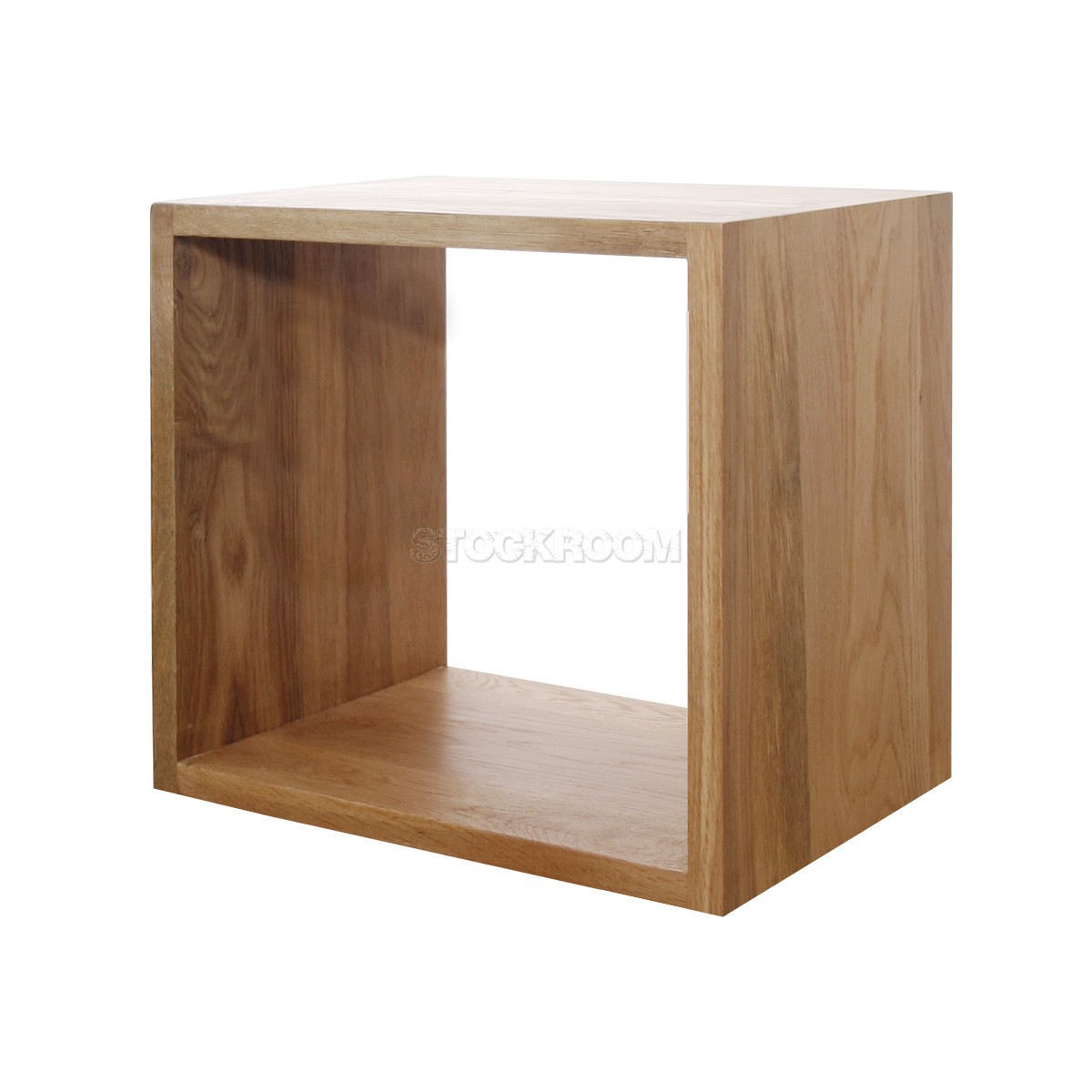 Martello oak-cube-side-table