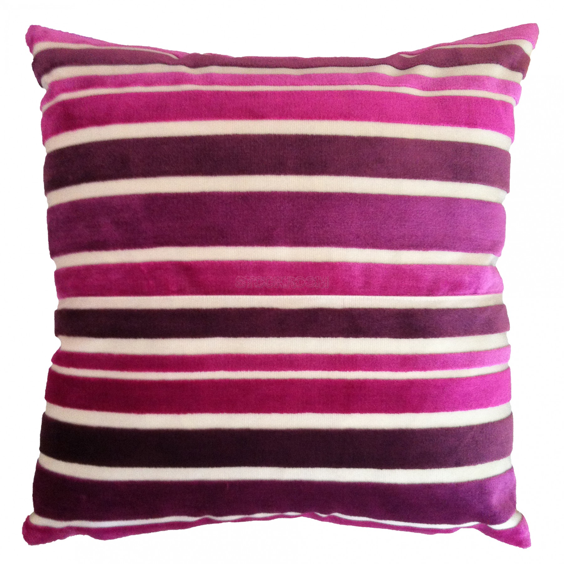Velvet Strip Cushion - Purple