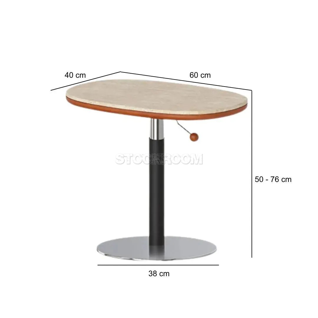 Abram Adjustable Side Table