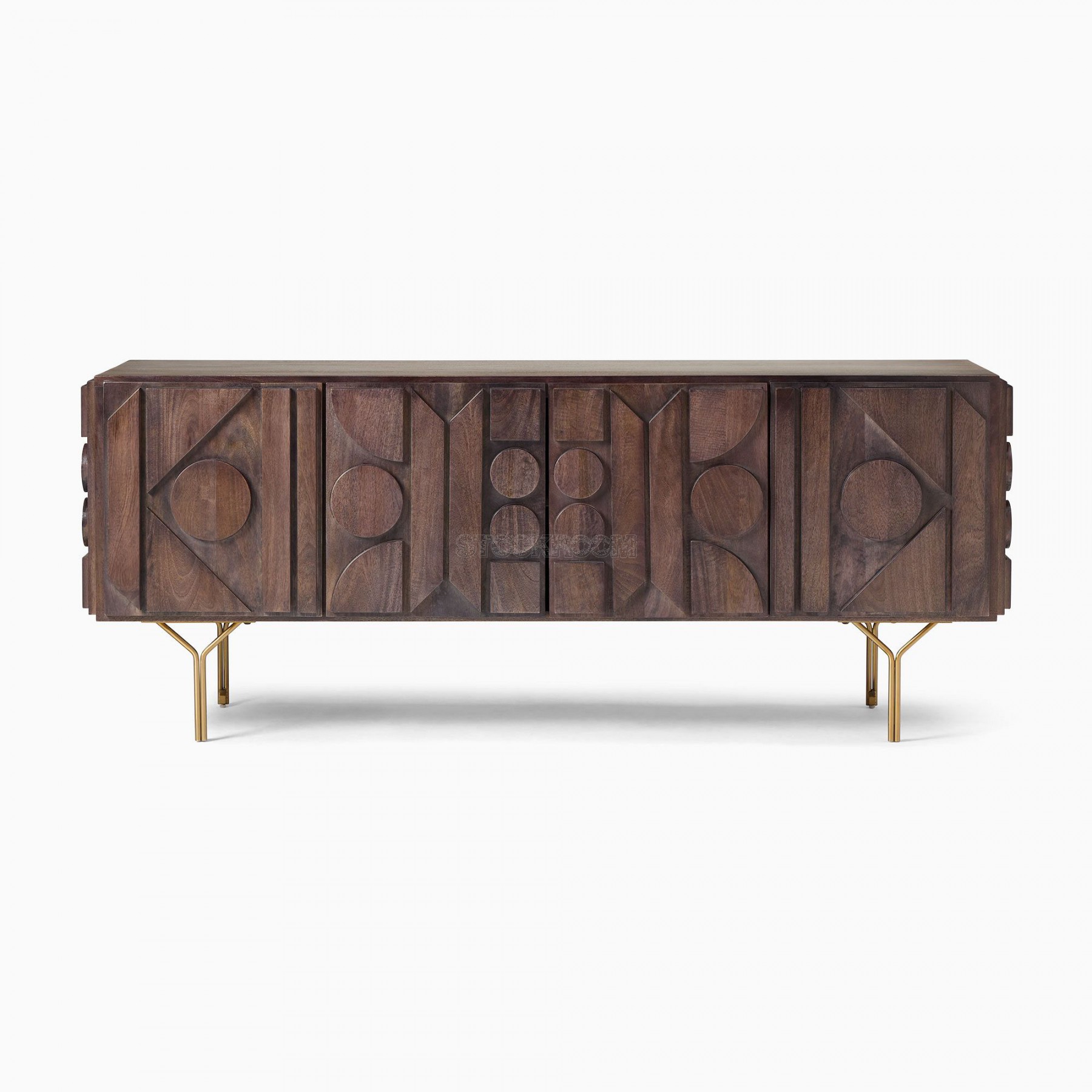 Aero Solid Contemporary Solid Wood TV Cabinet