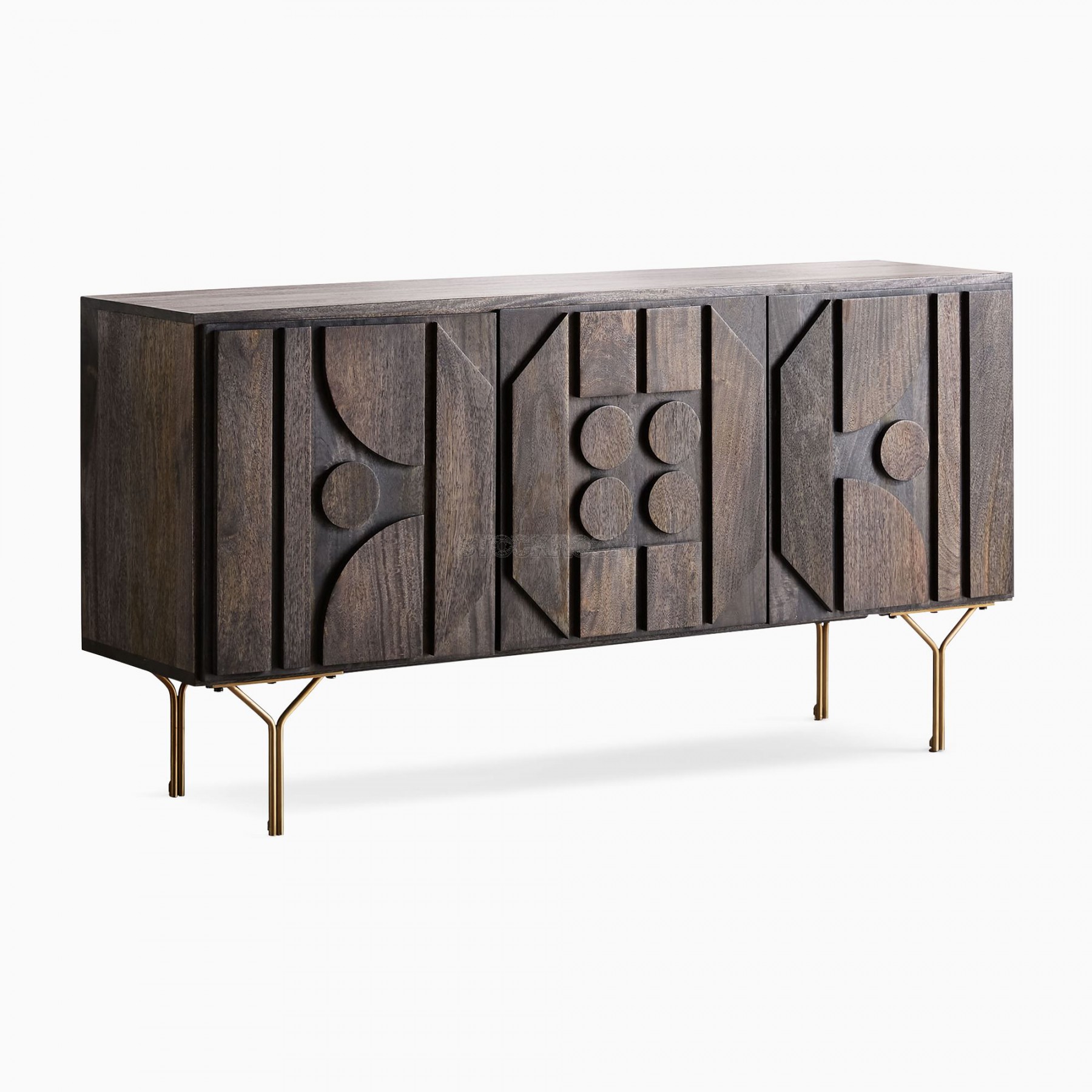 Aero Solid Wood Sideboard Cabinet / Shoe Cabinet