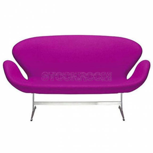 Arne Jacobsen Style Swan Sofa - 2 Seater