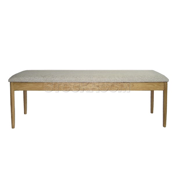 Alander Upholstered Solid Wood Bench