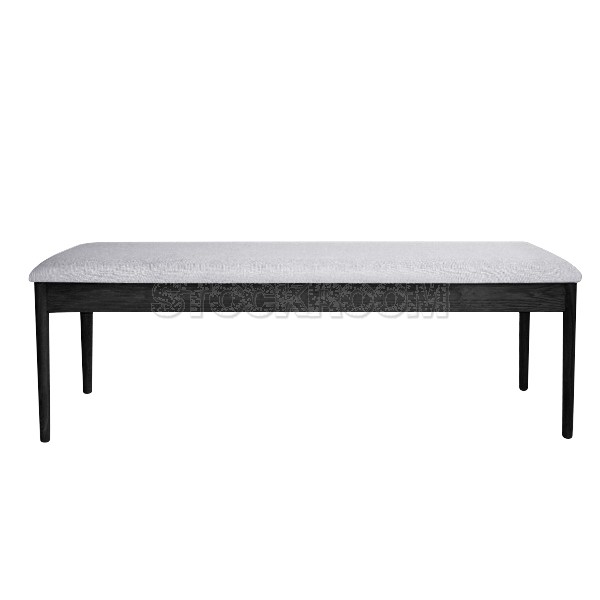 Alander Upholstered Solid Wood Bench