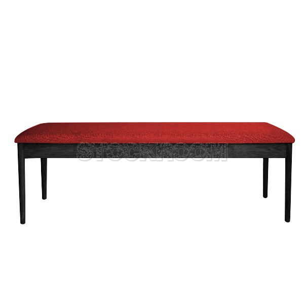 Alander Upholstered Solid Wood Bench