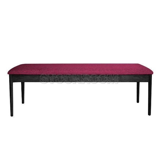 Alander Upholstered Solid Wood Bench